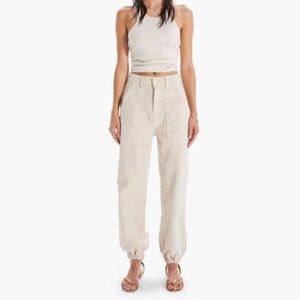 High Rise Cargo(ish) Pants with Slash Pockets